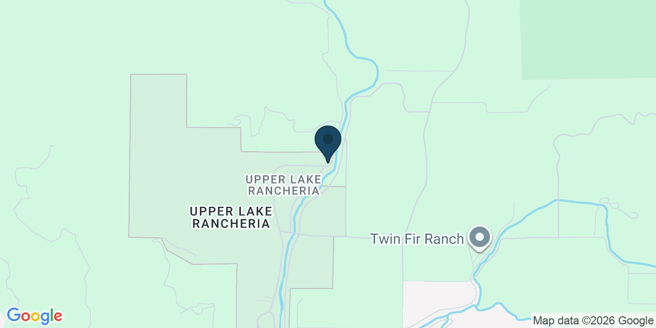Map showing Upper Lake, Lake County, CA