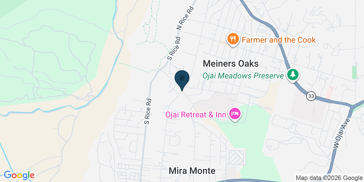Map showing Mira Monte, Ventura County, CA