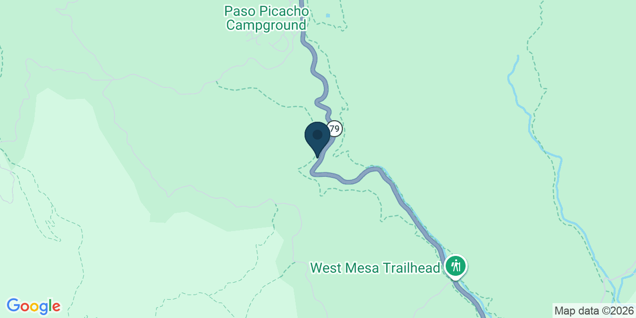 Map showing Julian, San Diego County, CA