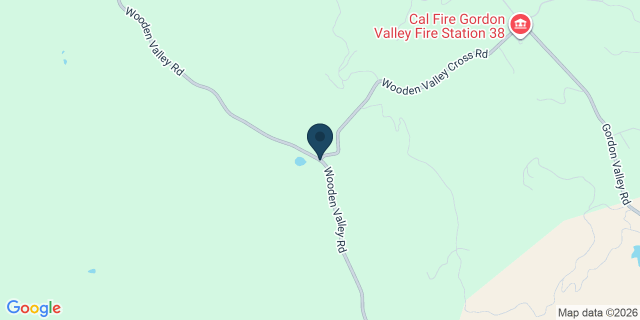 Map showing Napa County, CA