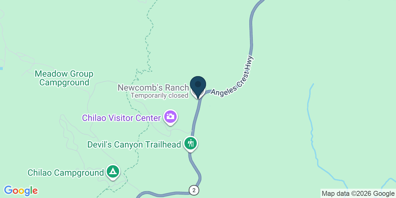 Map showing La Cañada Flintridge, Los Angeles County, CA