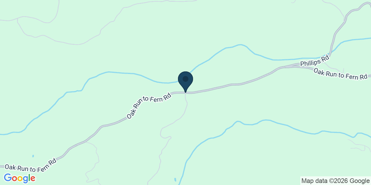 Map showing Oak Run, Shasta County, CA