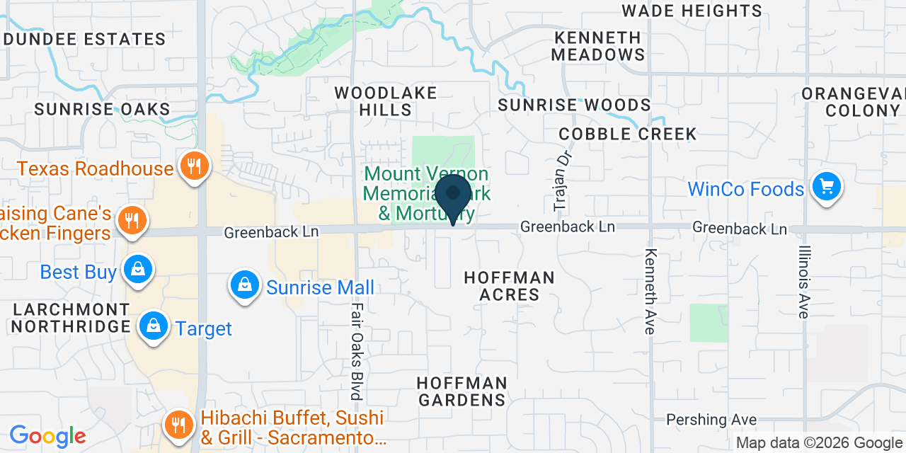 Map showing Sacramento County, CA