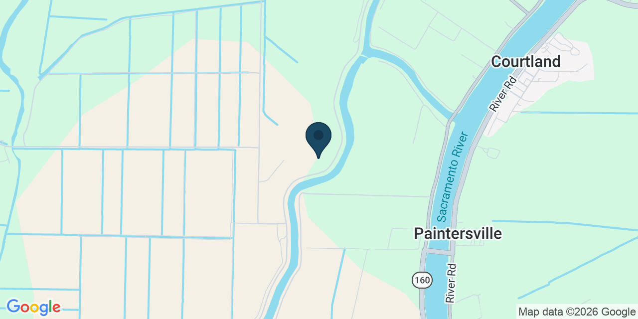 Map showing Clarksburg, Yolo County, CA