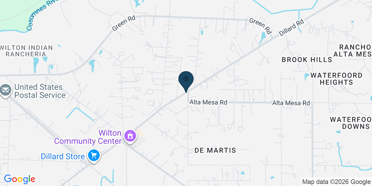 Map showing Sacramento County, CA