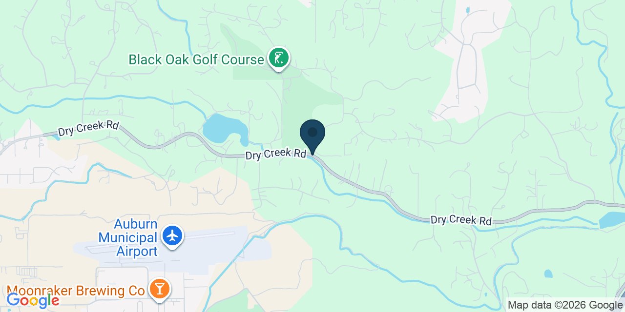 Map showing Placer County, CA