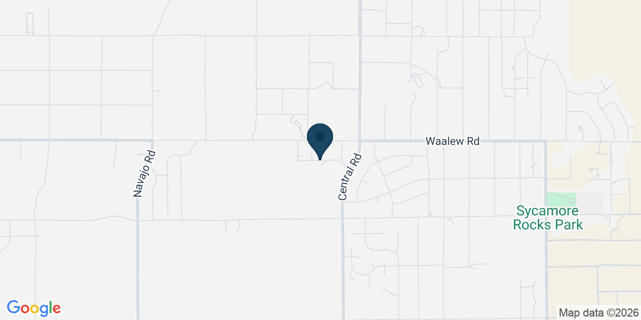 Map showing Apple Valley, San Bernardino County, CA