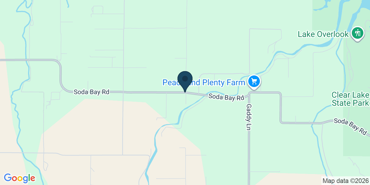 Map showing Lakeport, Lake County, CA