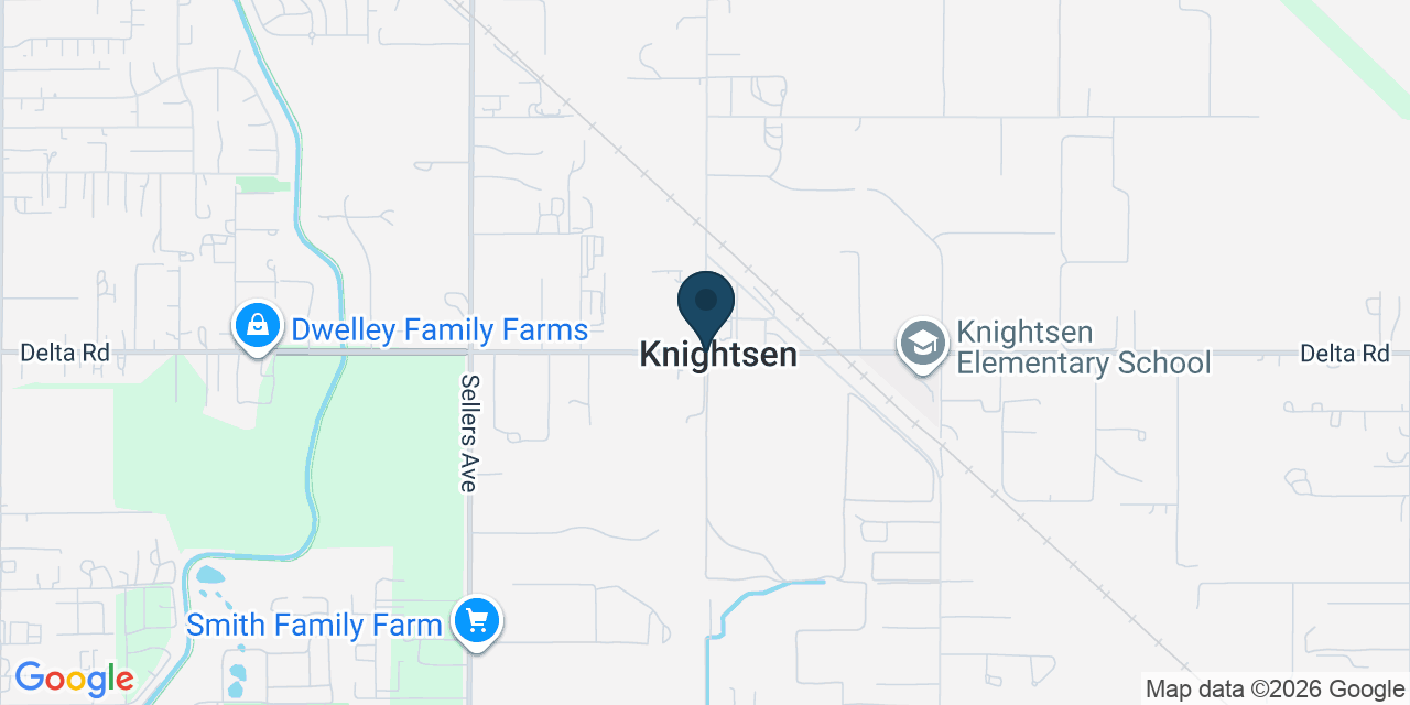 Map showing Knightsen, Contra Costa County, CA