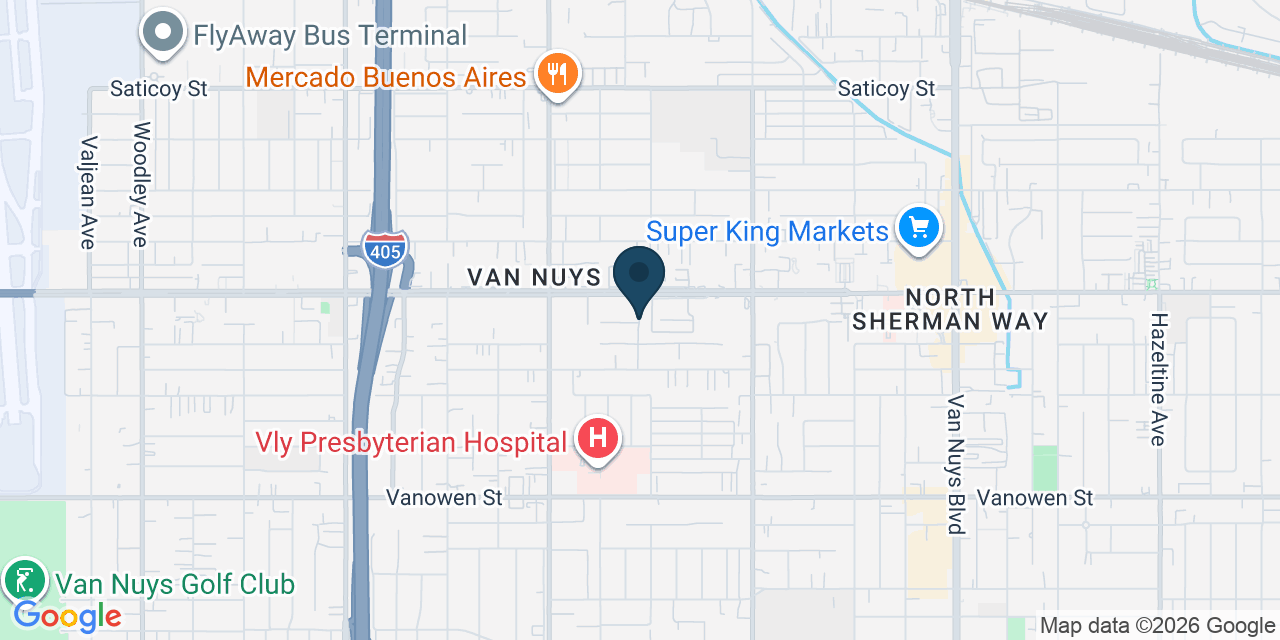 Map showing Los Angeles, Los Angeles County, CA