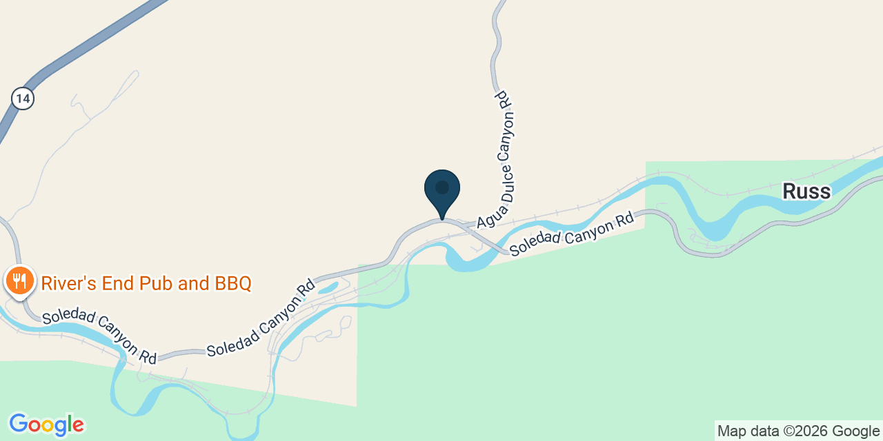 Map showing Los Angeles County, CA
