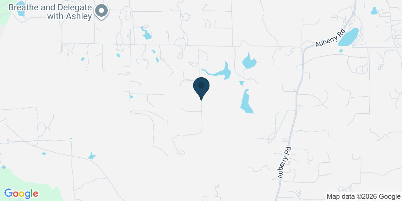Map showing Auberry, Fresno County, CA