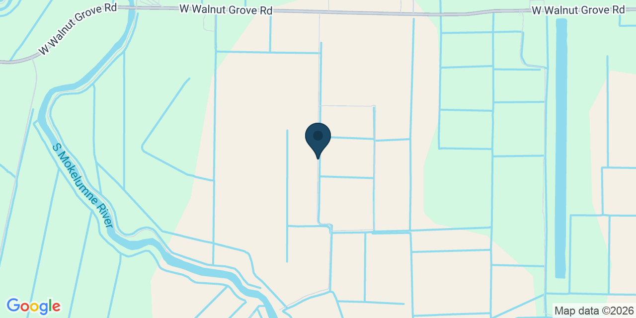 Map showing San Joaquin County, CA