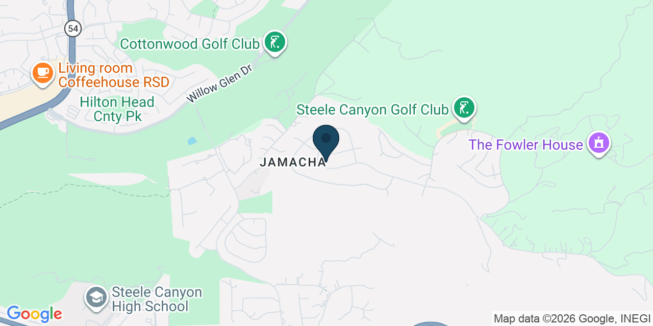 Map showing Jamul, San Diego County, CA