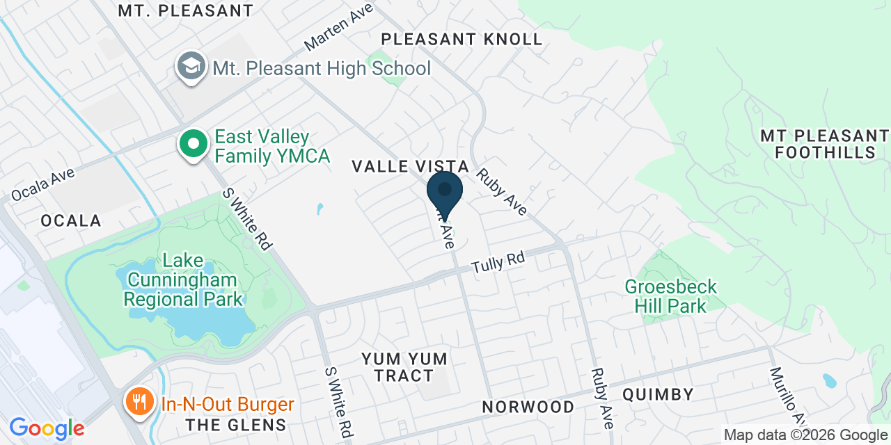 Map showing San Jose, Santa Clara County, CA