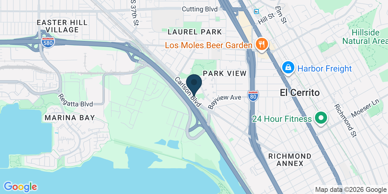 Map showing Contra Costa County, CA