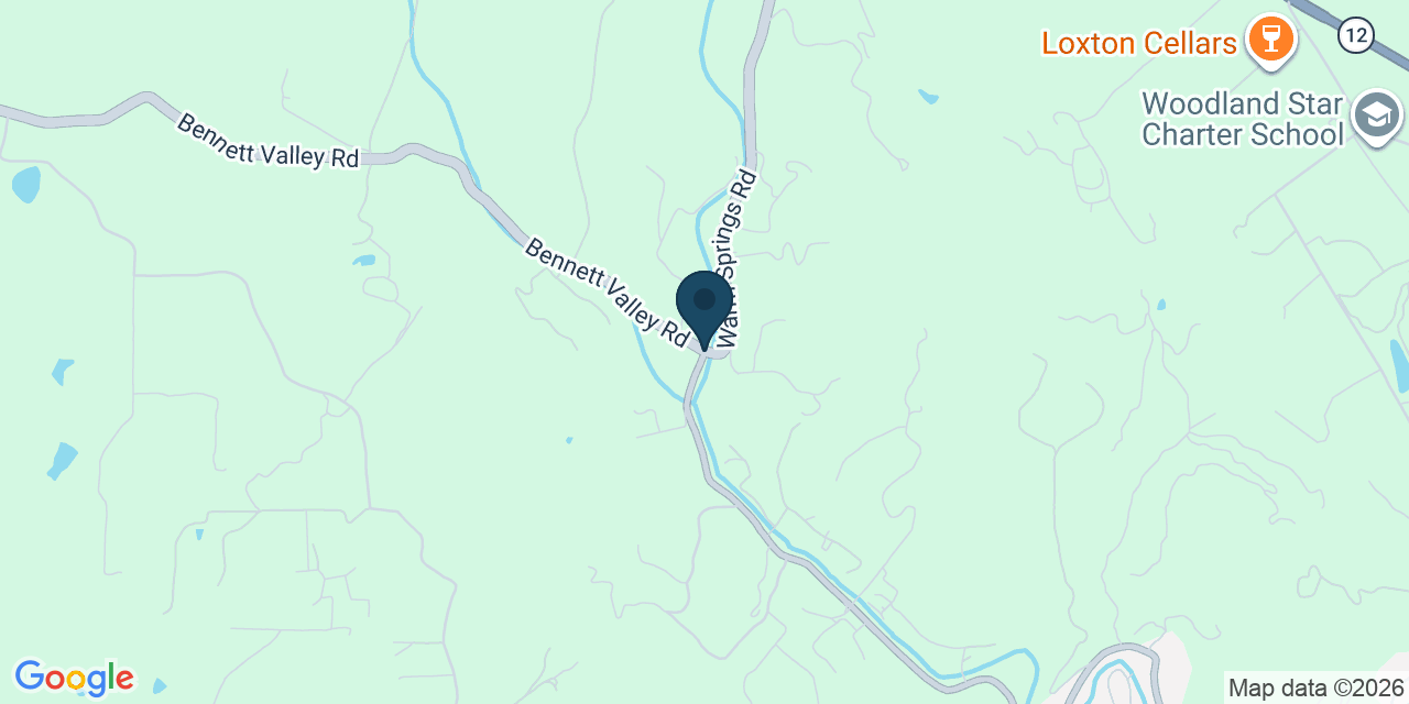 Map showing Sonoma County, CA