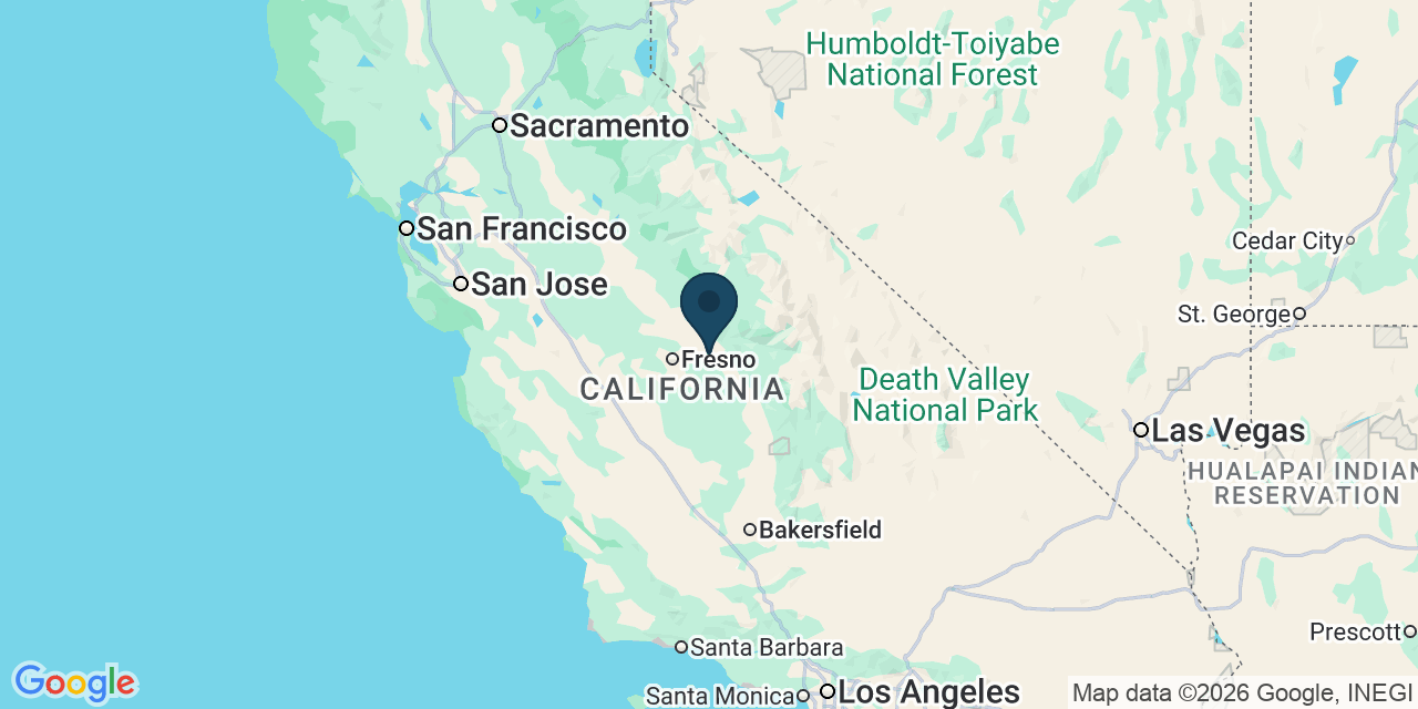 Map showing California