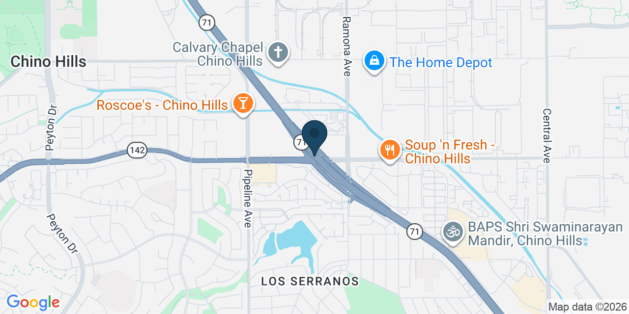 Map showing California