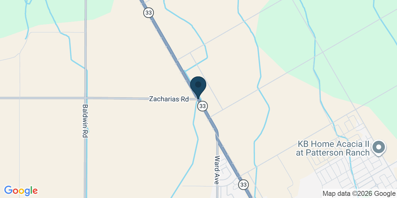 Map showing Stanislaus County, CA