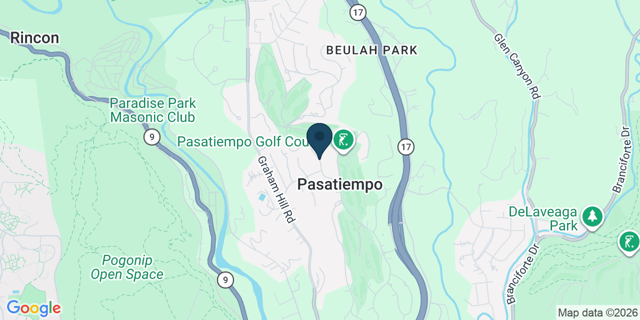 Map showing Santa Cruz County, CA