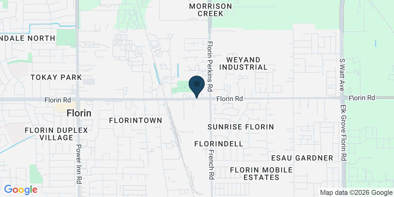 Map showing Sacramento County, CA