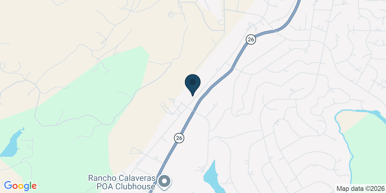 Map showing Valley Springs, Calaveras County, CA