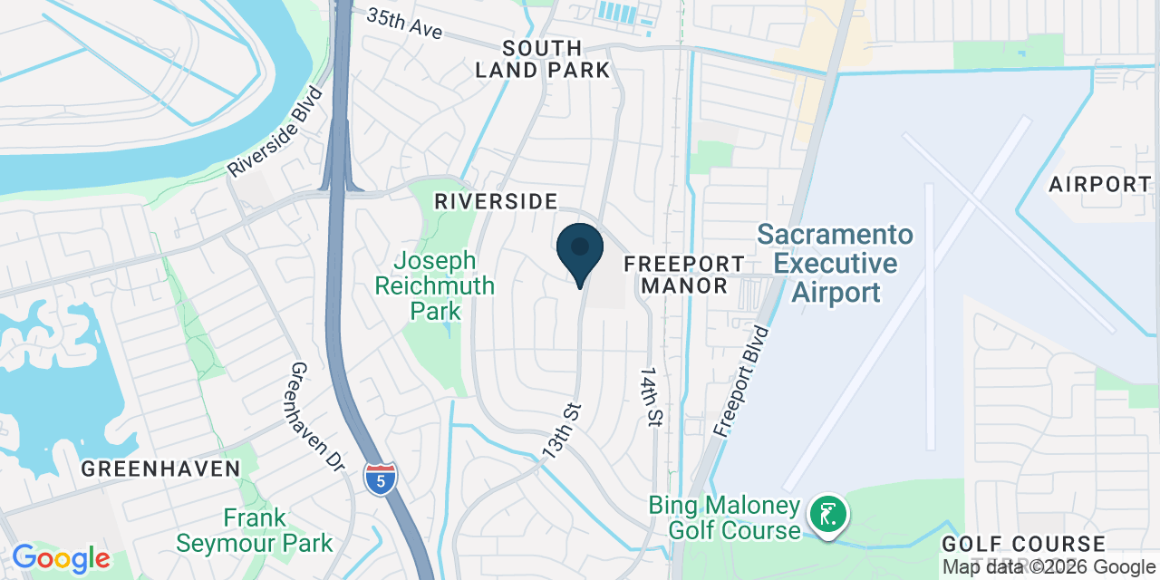 Map showing Sacramento, Sacramento County, CA