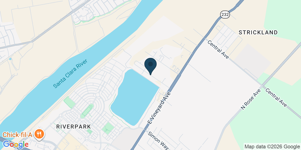 Map showing El Rio, Ventura County, CA
