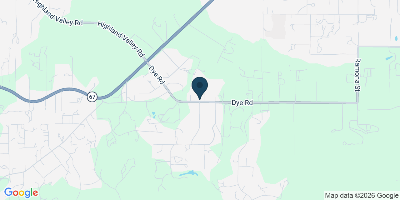 Map showing Ramona, San Diego County, CA