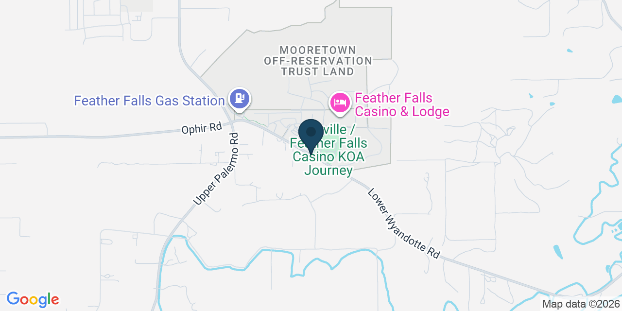 Map showing Oroville, Butte County, CA