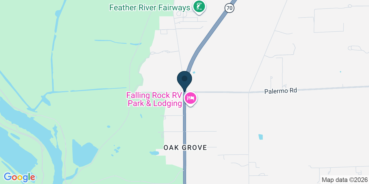 Map showing Butte County, CA