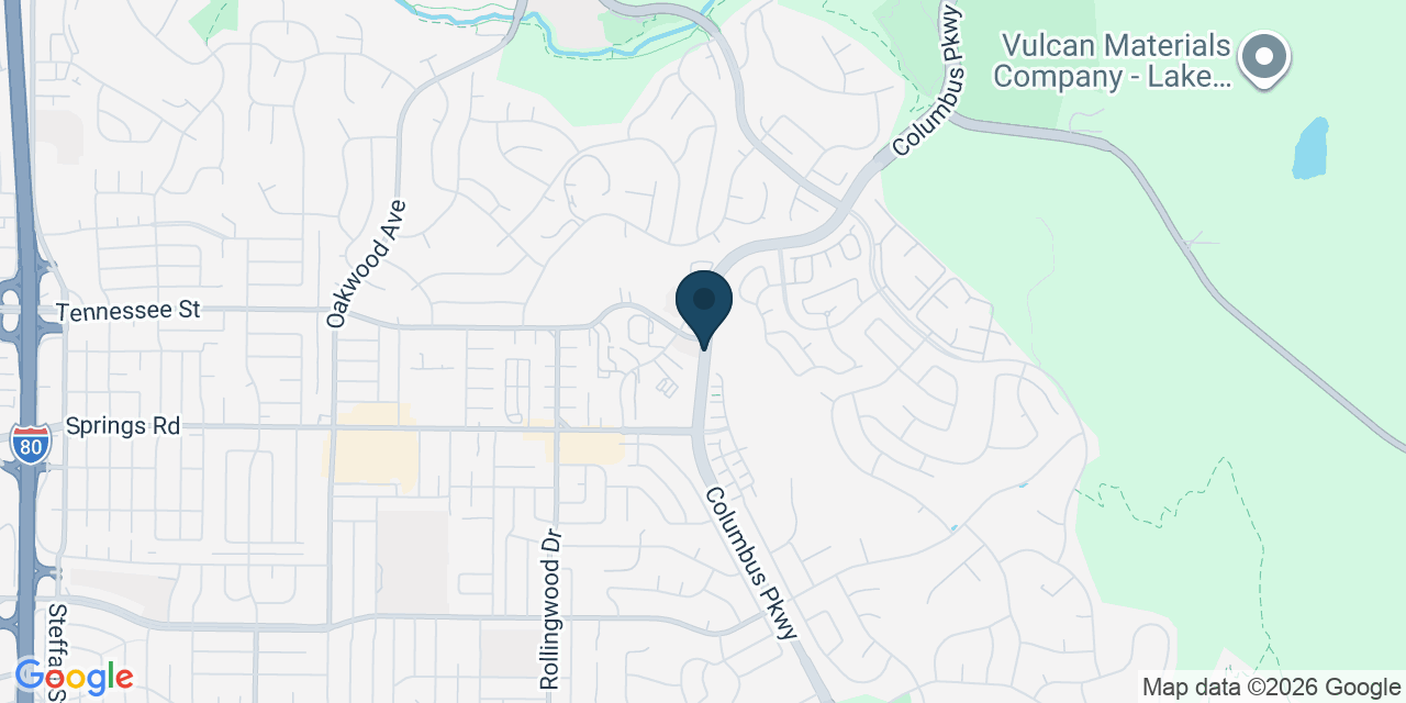 Map showing Solano County, CA