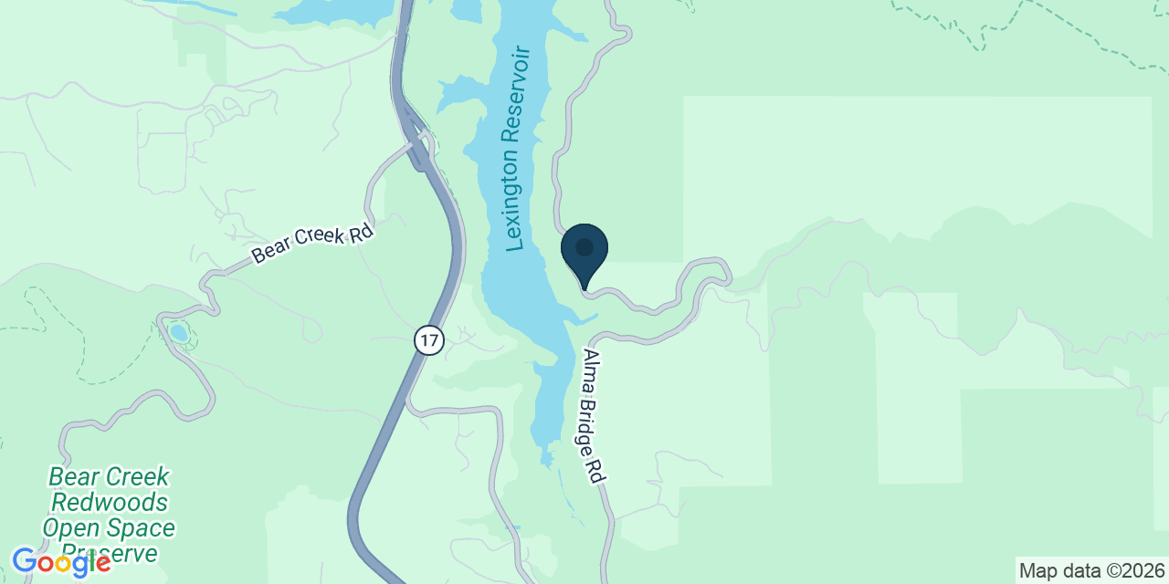 Map showing Santa Clara County, CA