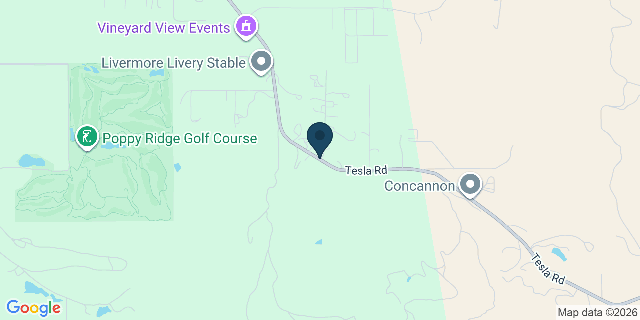 Map showing Alameda County, CA