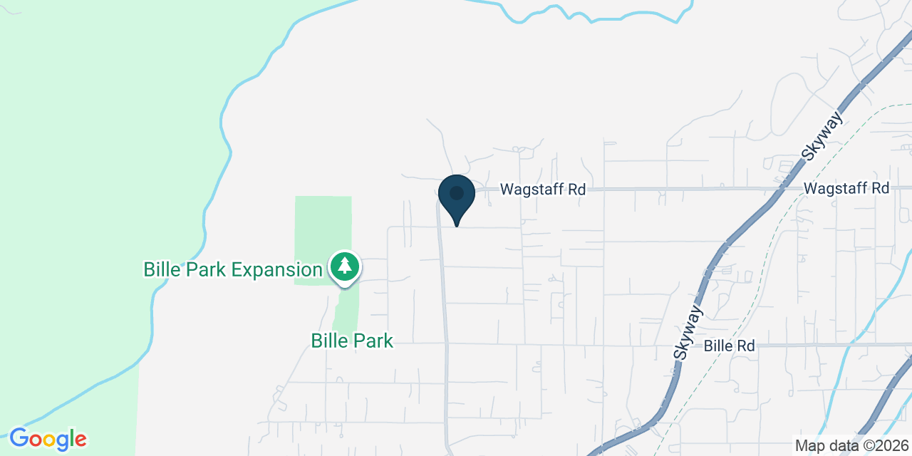 Map showing Paradise, Butte County, CA