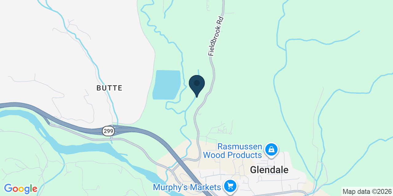 Map showing McKinleyville, Humboldt County, CA