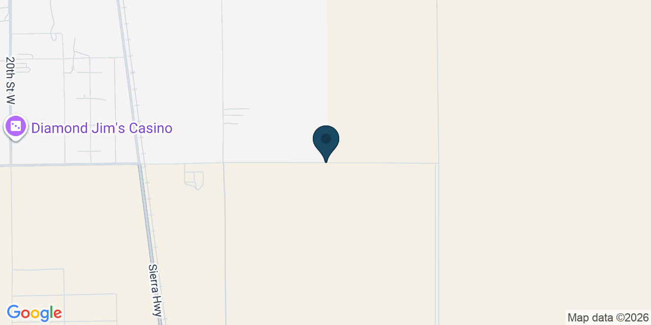 Map showing Rosamond, Los Angeles County, CA
