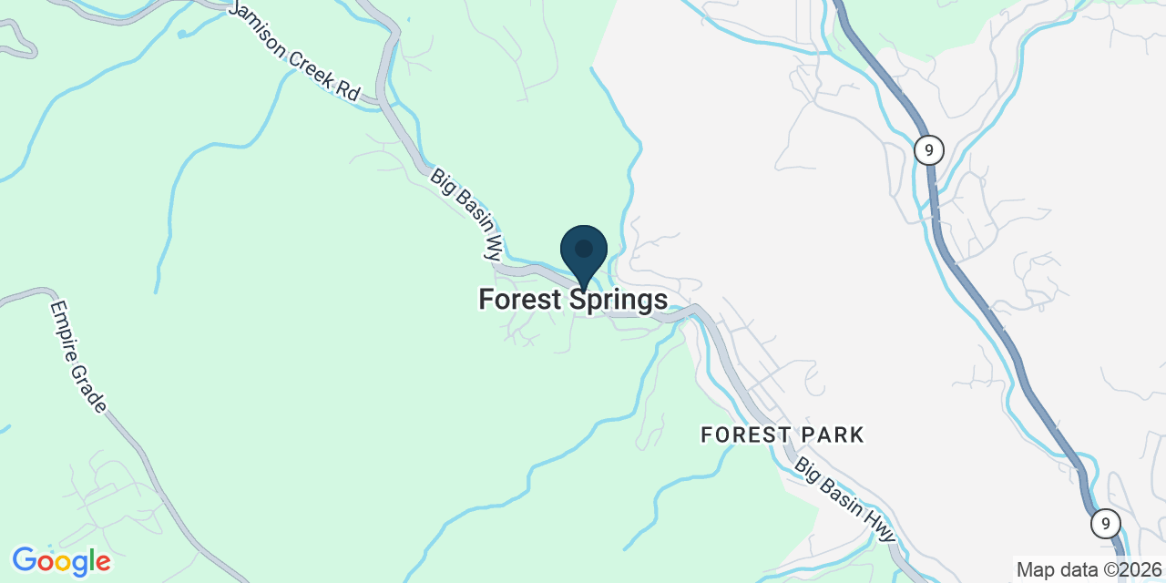 Map showing Santa Cruz County, CA