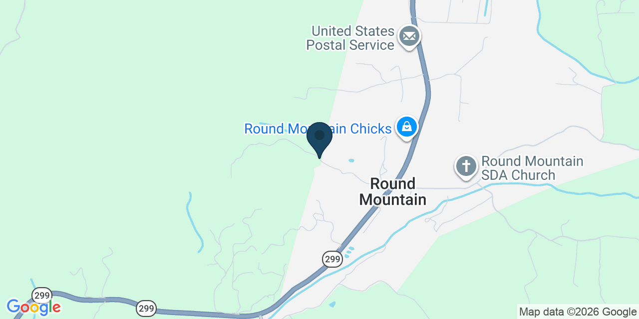 Map showing Shasta County, CA