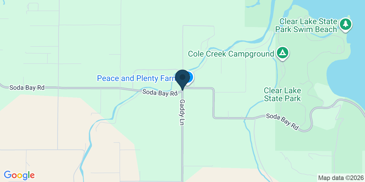 Map showing Lake County, CA