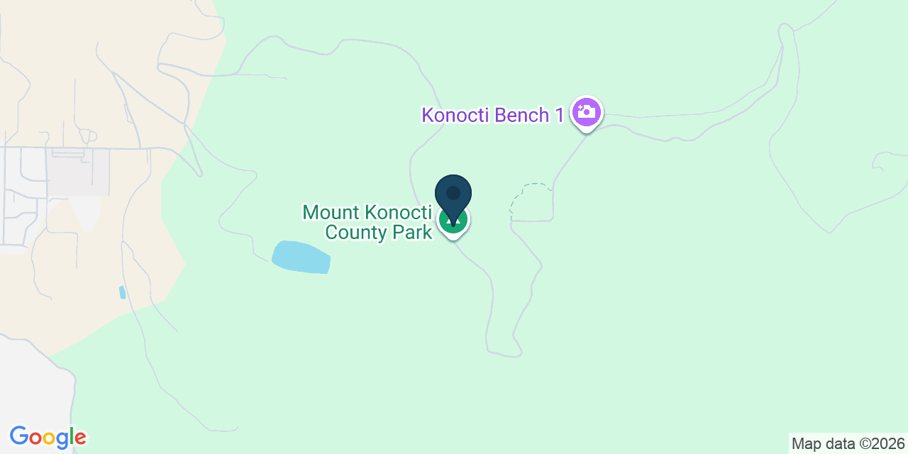 Map showing Kelseyville, Lake County, CA