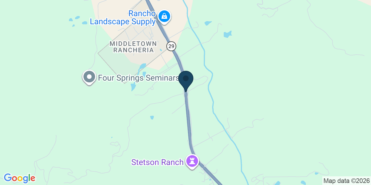 Map showing Lake County, CA