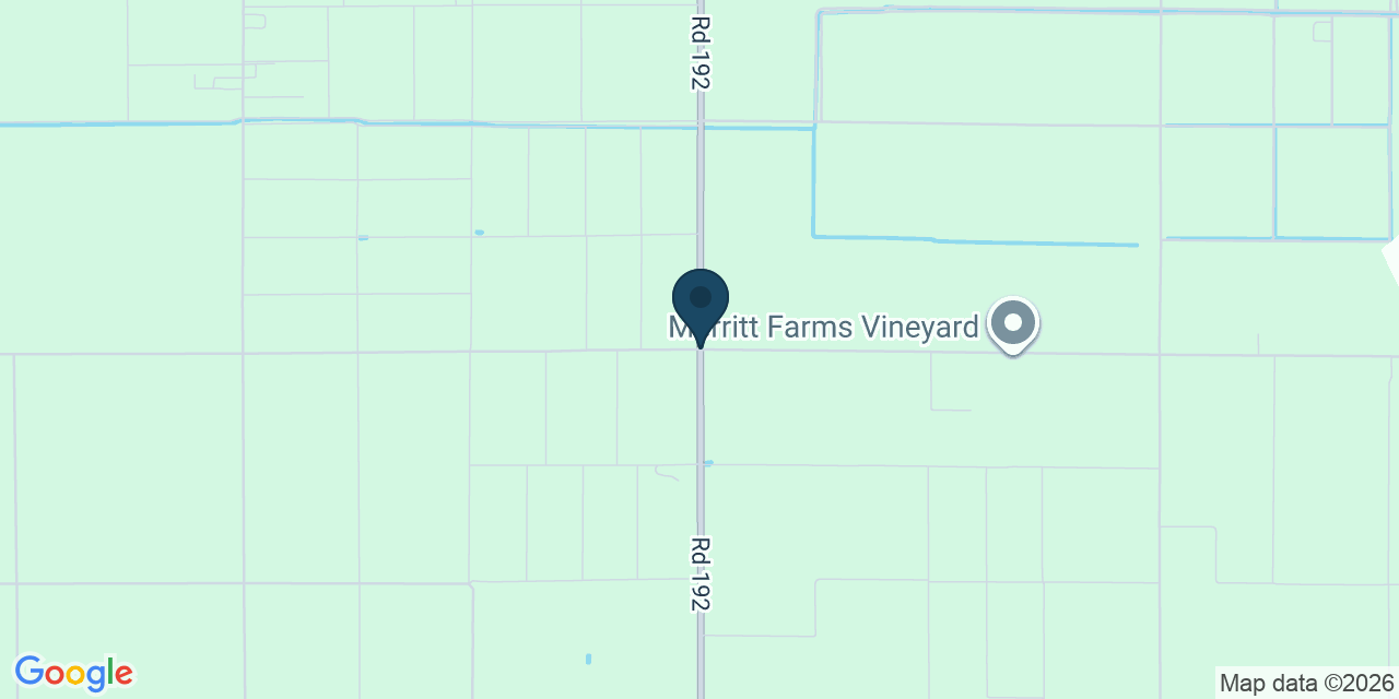 Map showing Tulare County, CA