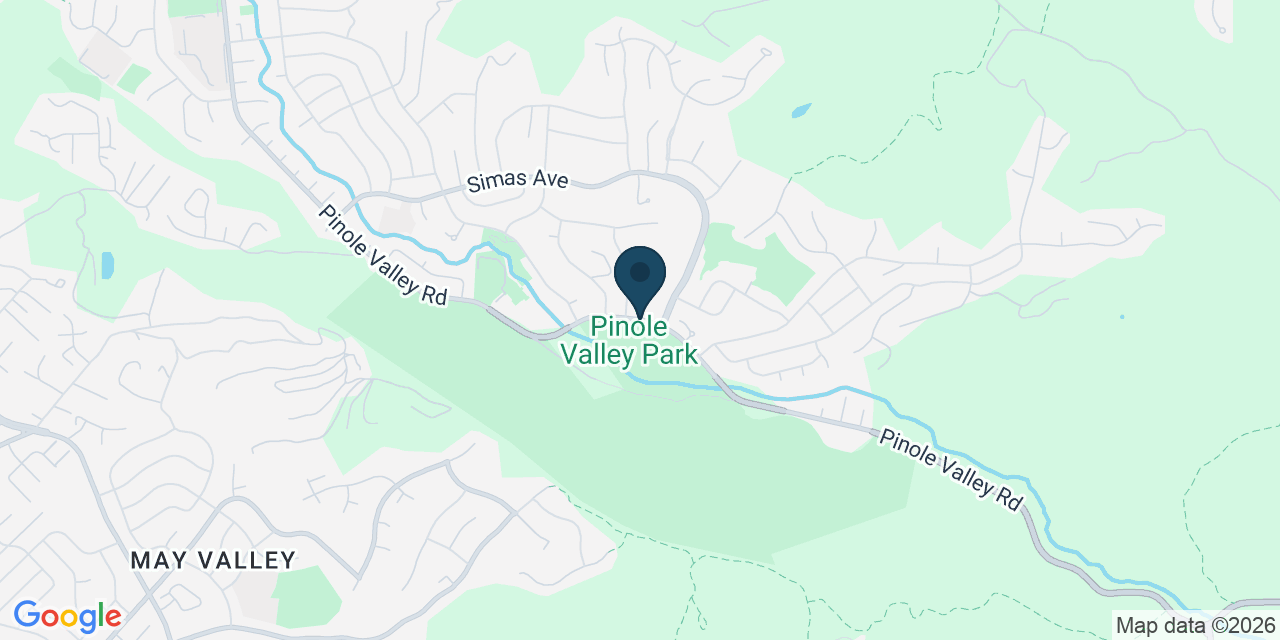 Map showing Contra Costa County, CA