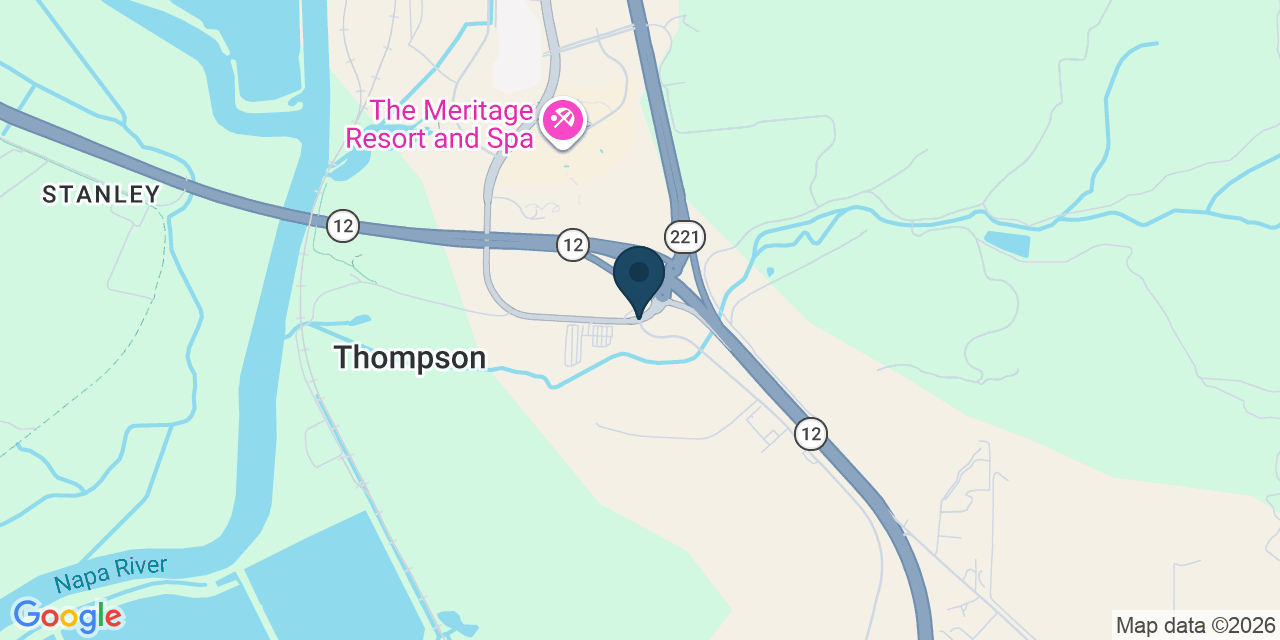 Map showing Napa County, CA