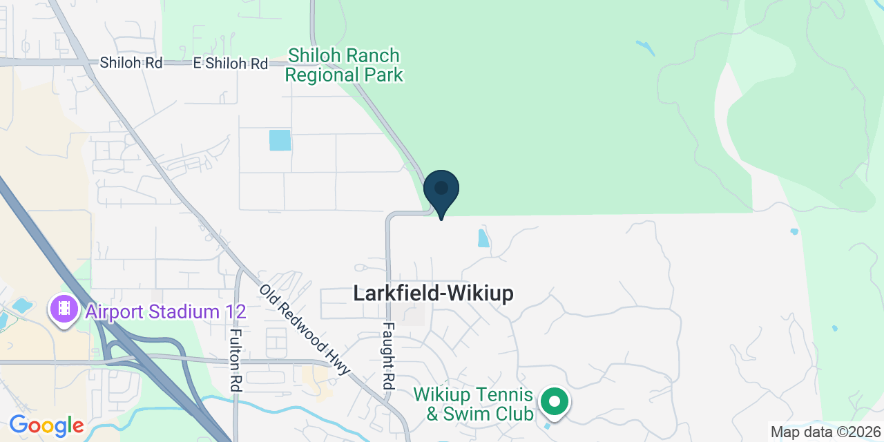 Map showing Santa Rosa, Sonoma County, CA