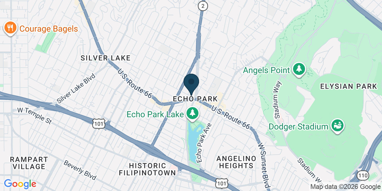 Map showing Los Angeles, Los Angeles County, CA