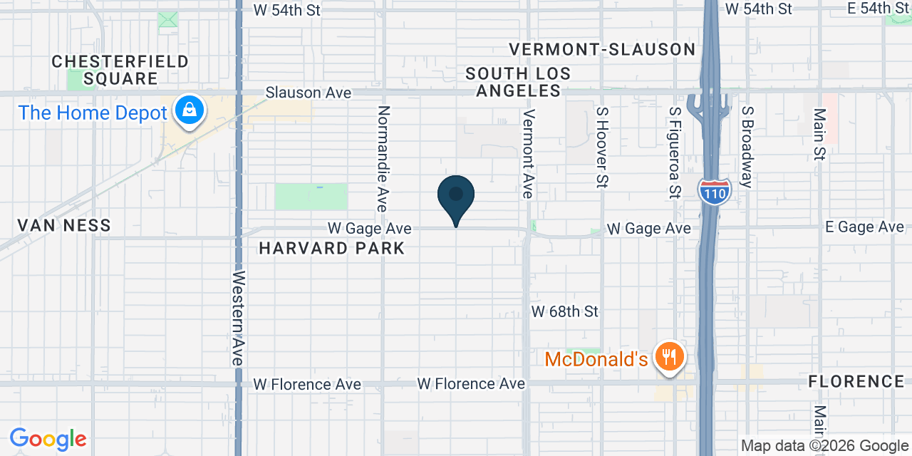 Map showing Los Angeles, Los Angeles County, CA