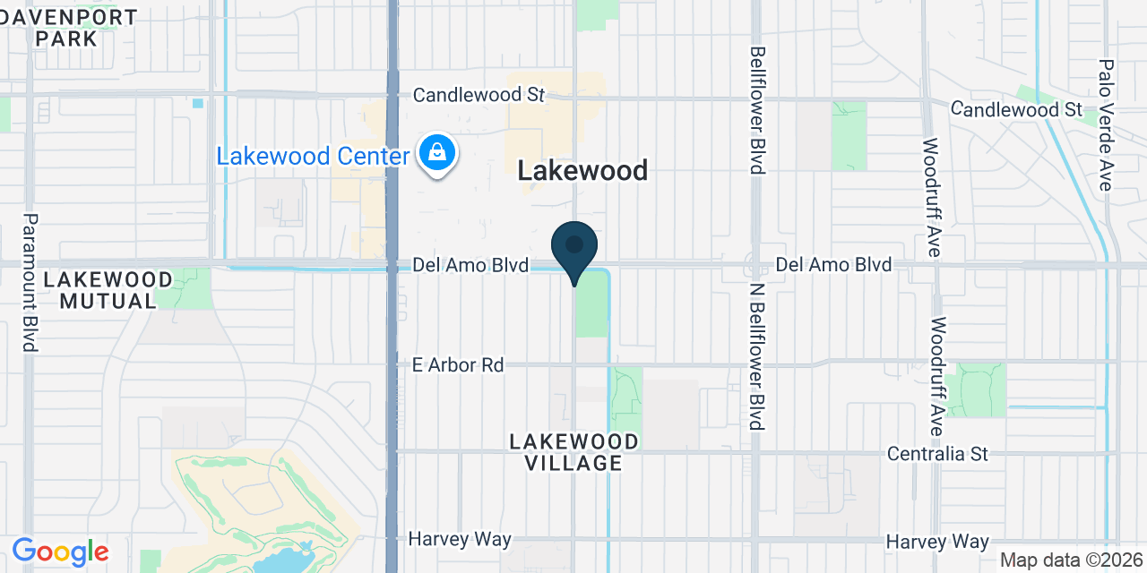 Map showing Los Angeles County, CA